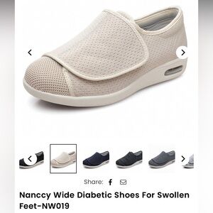 NWT Diabetic Shoes - Youyun Wide Diabetic Shoes For Swollen Feet-NW019